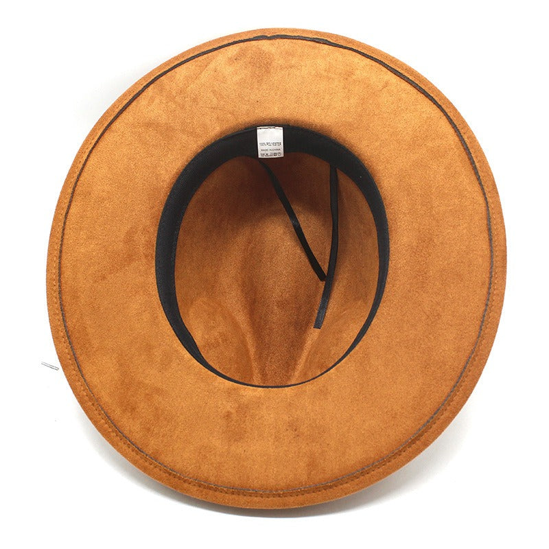 Western Cowboy Hat Suede Casual Versatile Knit Hat